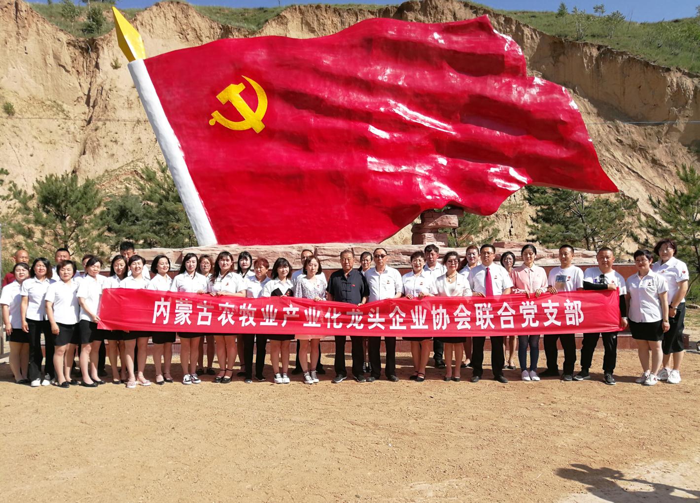 內蒙古農牧業(yè)產(chǎn)業(yè)化龍頭企業(yè)協(xié)會走進石人灣村開展“辦實事、解難題，送溫暖，傳黨恩”公益活動
